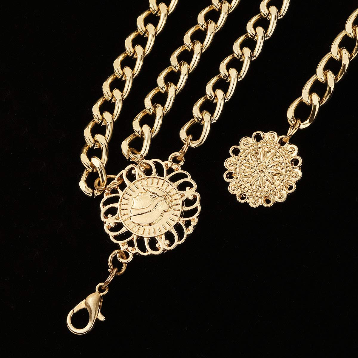 Waterproof jewelry custom 18k gold plated stainless steel chain waist body chain for women waist chain