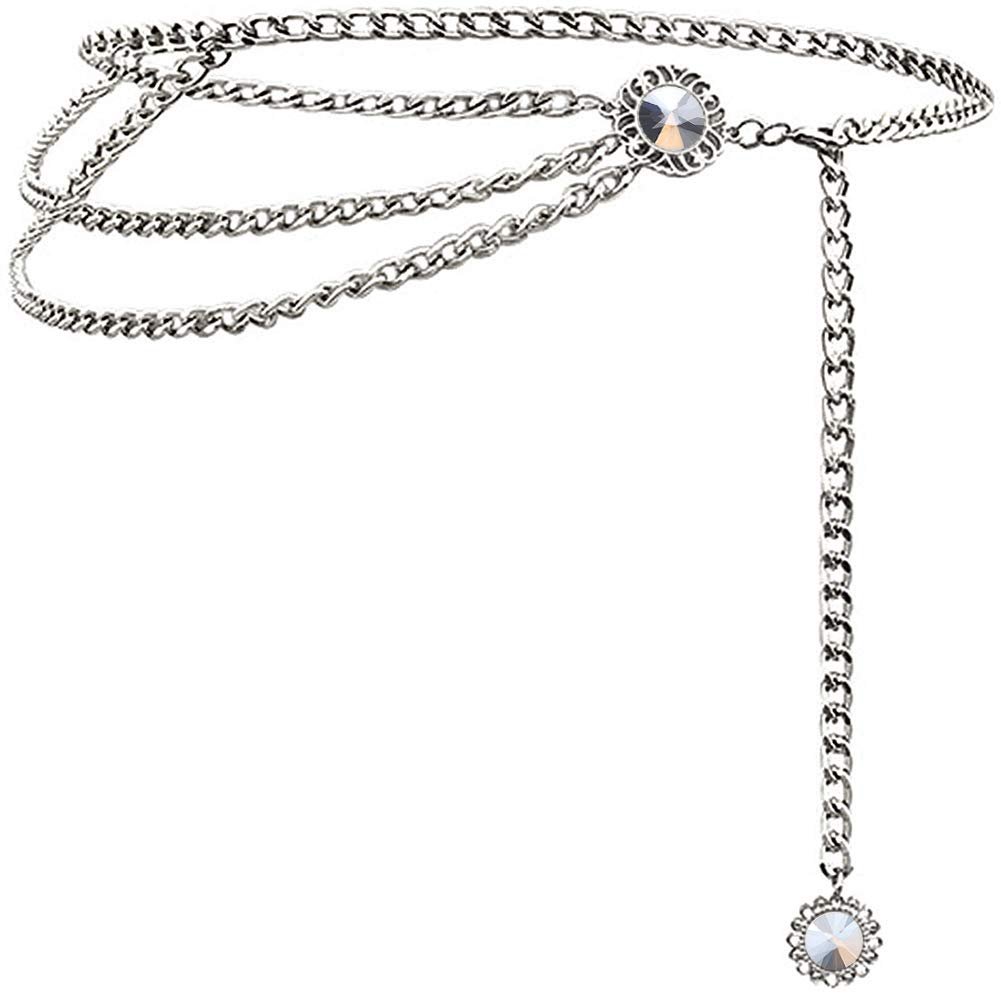 Waterproof jewelry custom 18k gold plated stainless steel chain waist body chain for women waist chain