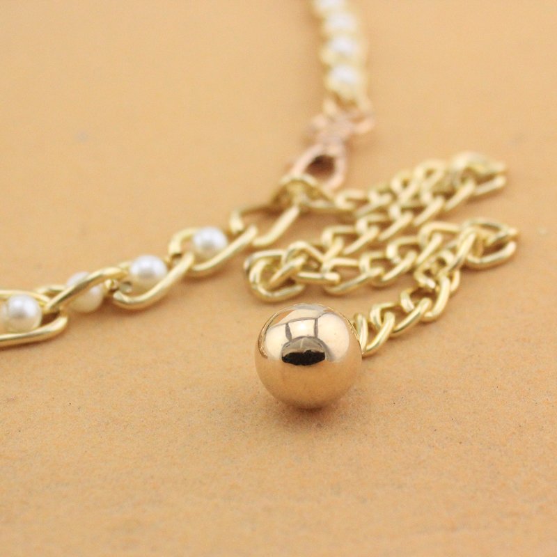 2020 hot-sale products thin gold waist peail chain fashion skirt abdomen accessories body chain