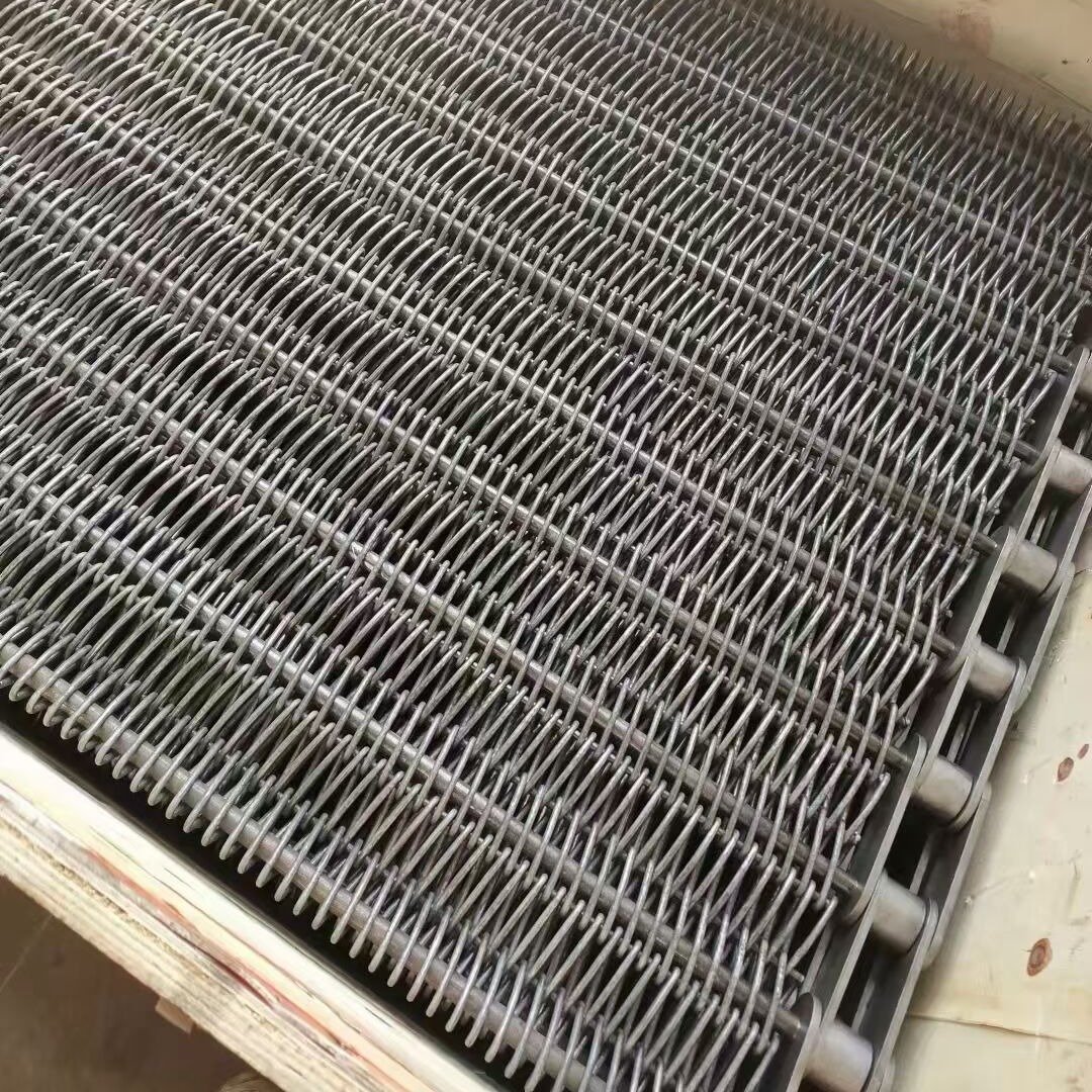 Steel metal belt scraps hinged chip conveyor chain roller transmission conveyor belt with sprocket