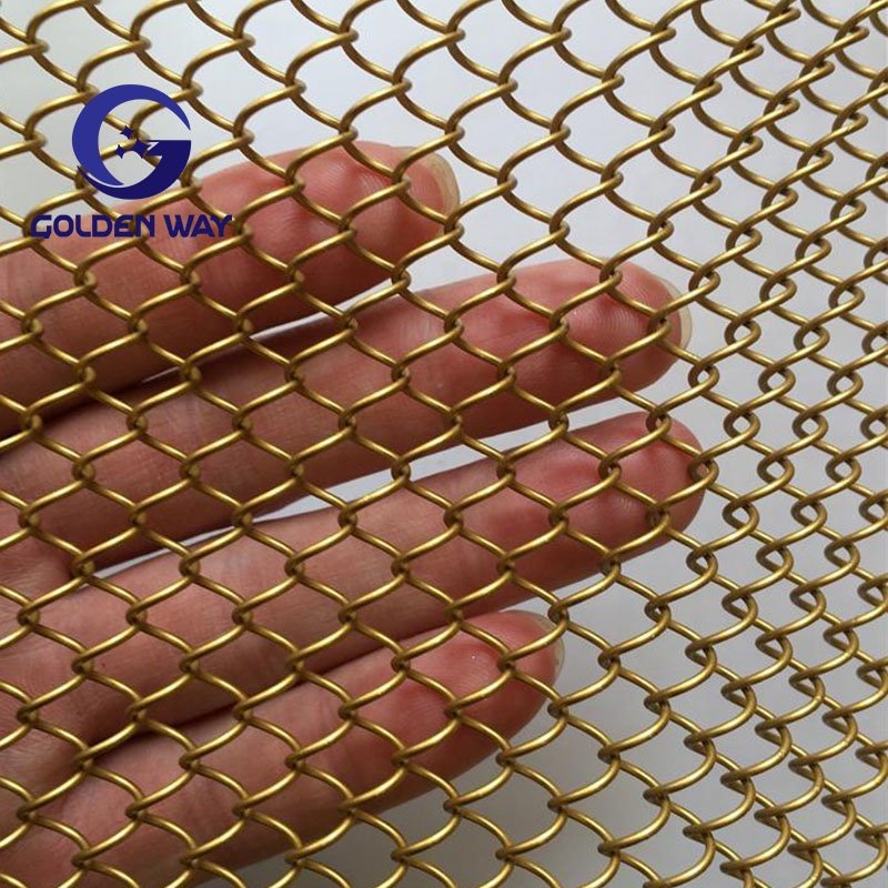 Well-made Cheap And Fine Coil Drapery Metal Spiral Wire Decorative Mesh For Architectural Curtain Wall