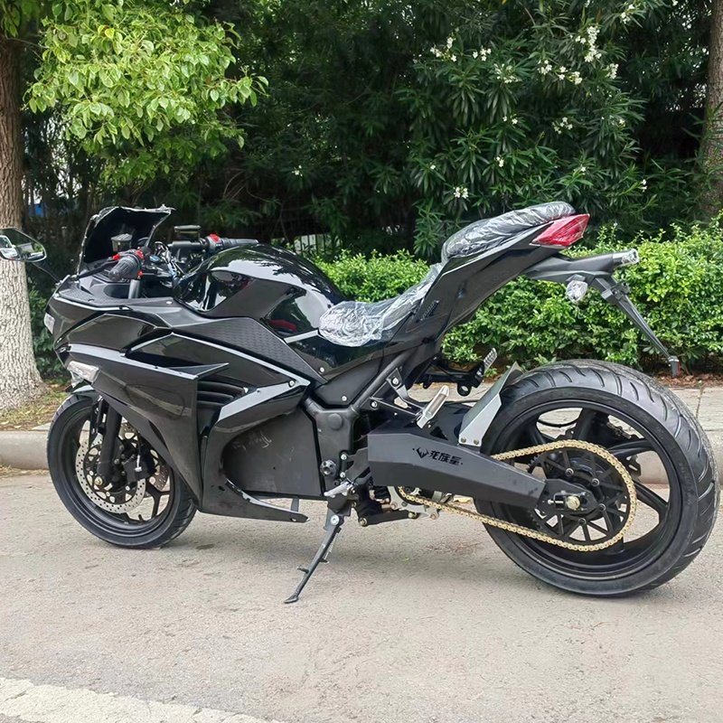 Factory cheap price adult wide tire electric bike scooters central belt or chain motor electric motorcycles