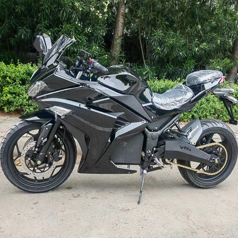 Factory cheap price adult wide tire electric bike scooters central belt or chain motor electric motorcycles