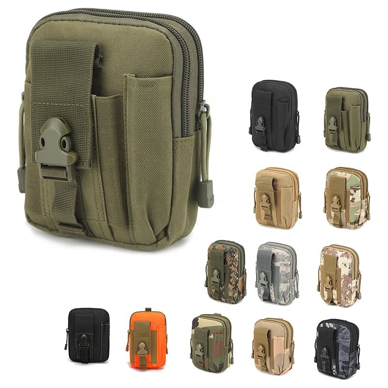 Waist Pouch Holster Utility Gadget Waist Bag Outdoor Hook Molle Edc Pouch Universal Outdoor Waist Pouch