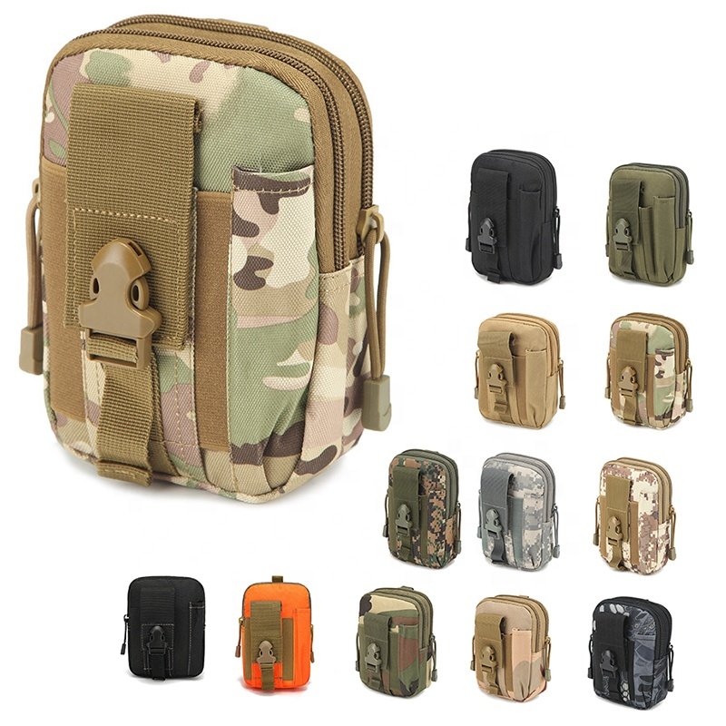 Waist Pouch Holster Utility Gadget Waist Bag Outdoor Hook Molle Edc Pouch Universal Outdoor Waist Pouch