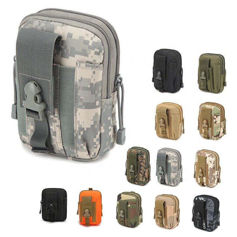 Waist Pouch Holster Utility Gadget Waist Bag Outdoor Hook Molle Edc Pouch Universal Outdoor Waist Pouch