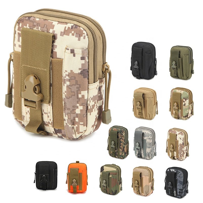 Waist Pouch Holster Utility Gadget Waist Bag Outdoor Hook Molle Edc Pouch Universal Outdoor Waist Pouch
