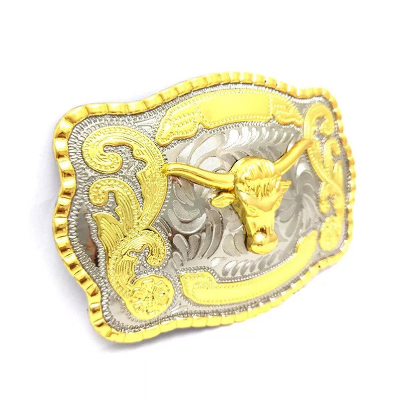 Wholesales Custom Metal Large Western Cowboy Belt Buckles Hebillas Vaqueras Para Cinturones For Men