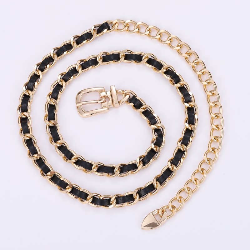 2023 New Design Hot sale Fast Shipping Metal Waist Chain for women dresses and Pants Jeans woman belt suits big waist size