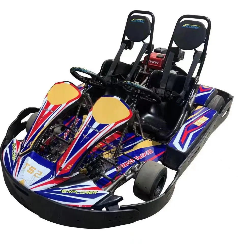Factory 200cc Cheap Racing Go Kart Amusement Park Two Seat Go Kart