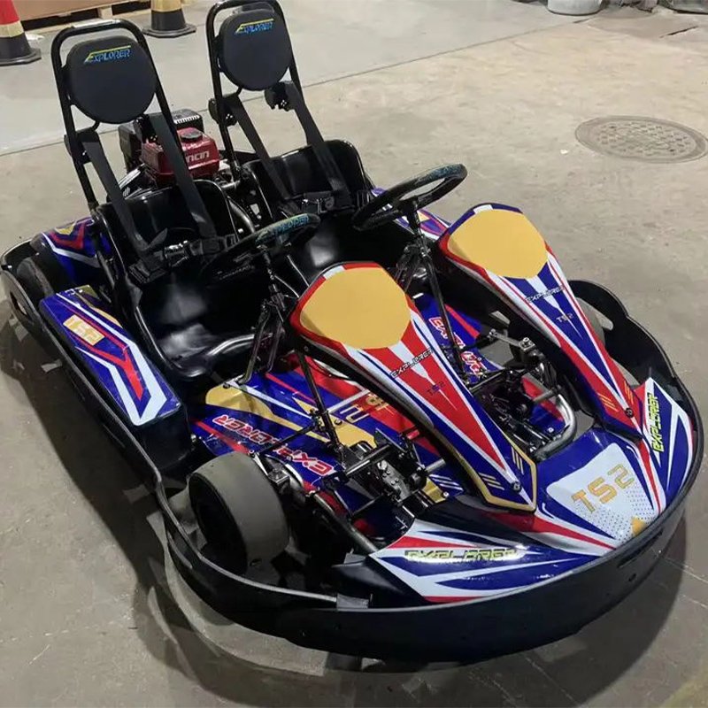 Factory 200cc Cheap Racing Go Kart Amusement Park Two Seat Go Kart