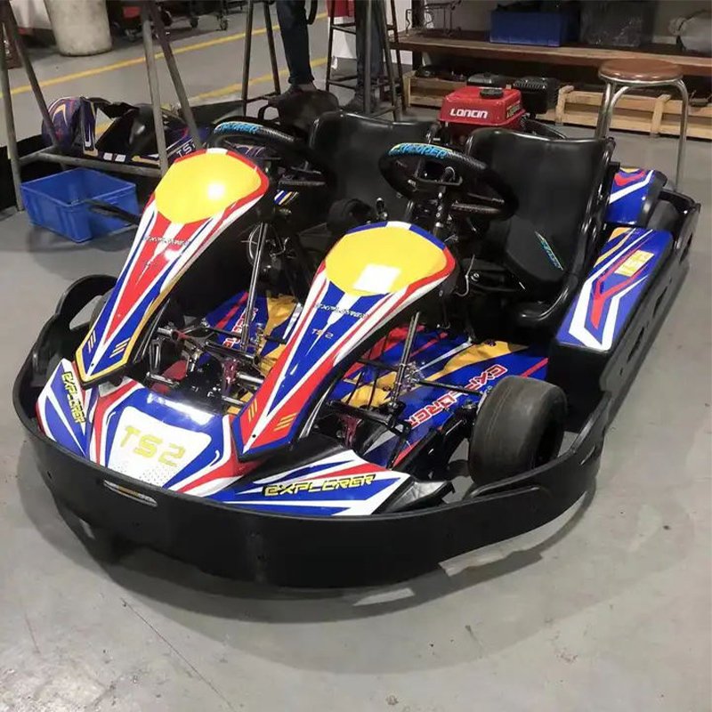 Factory 200cc Cheap Racing Go Kart Amusement Park Two Seat Go Kart