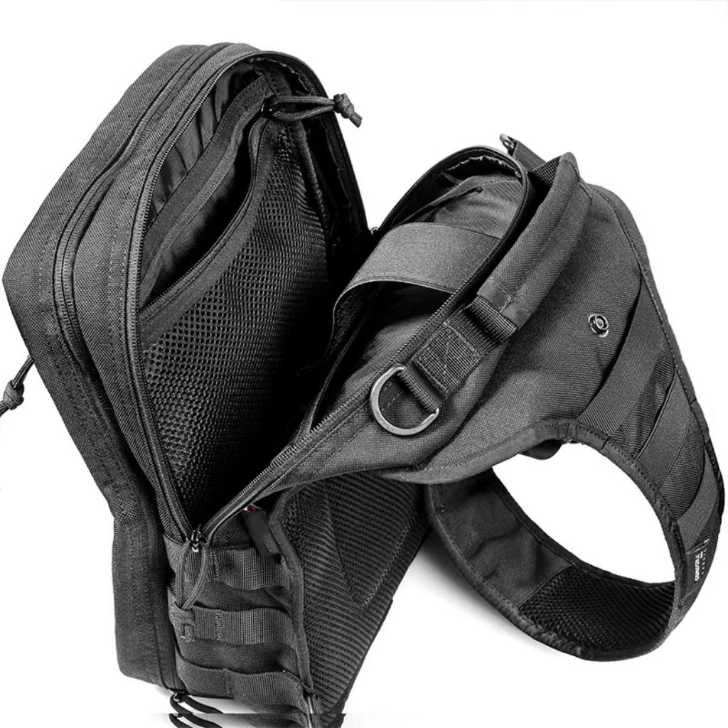 Tactical Sling Bag Pack Shoulder Sling Backpack EDC Molle Assault Range Bag Tactical Hiking Nylon Backpack