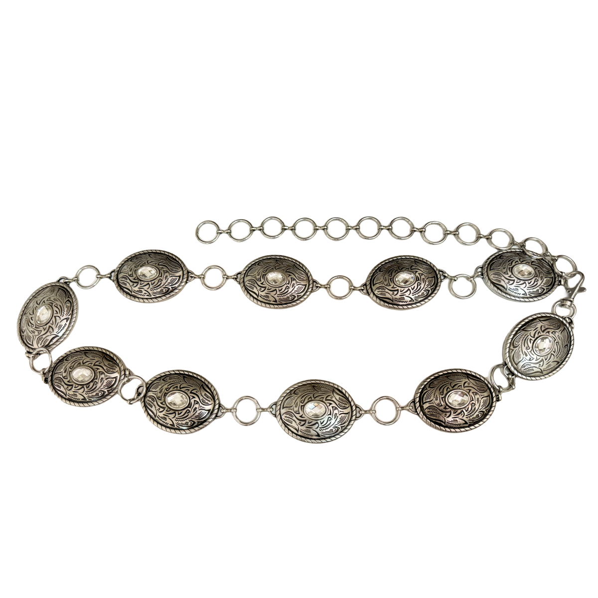 Women's retro patterned metal belt chain versatile dress accessories, high-end dress belt suitable for parties