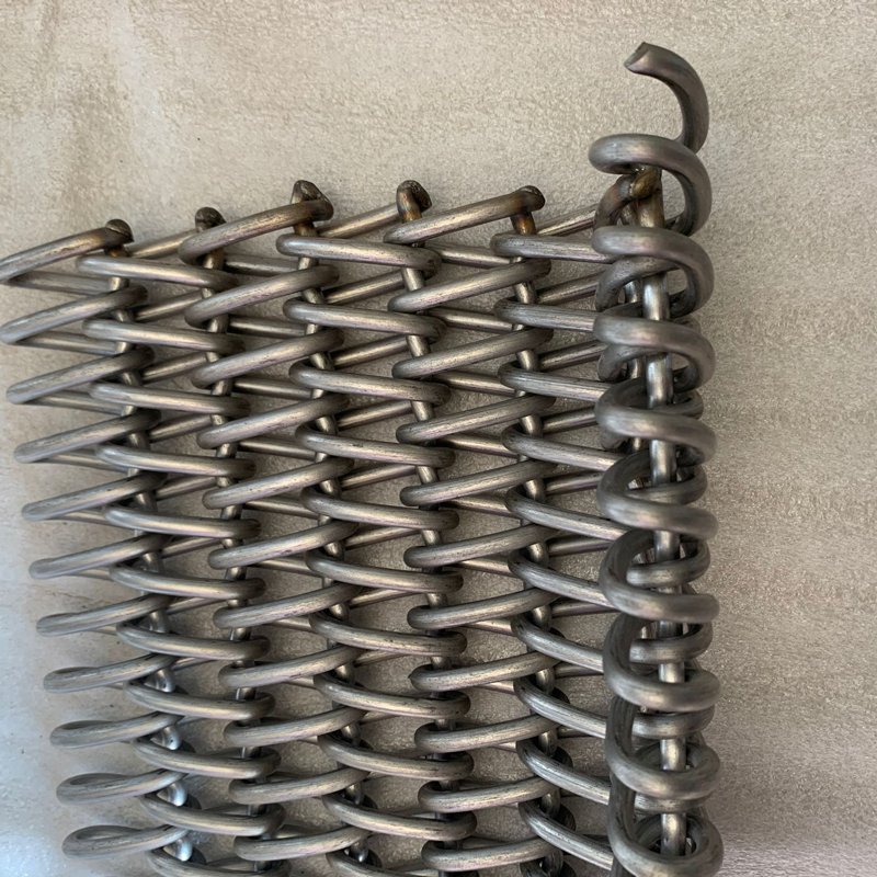 2024 New products stainless steel balanced weave conveyor belt For Baking