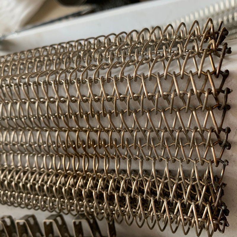 2024 New products stainless steel balanced weave conveyor belt For Baking