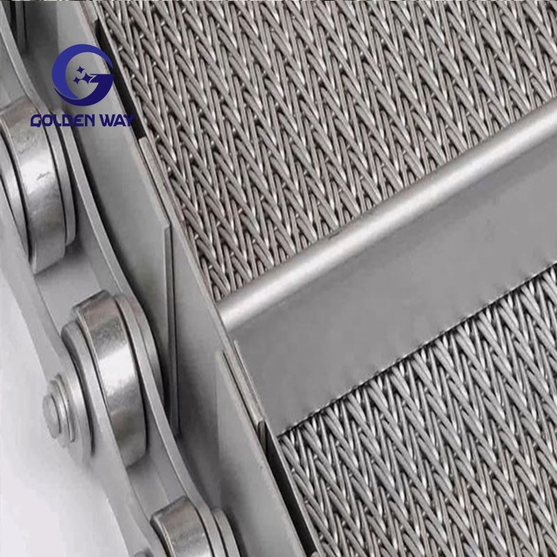 Custom High Quality Stainless Steel Chain Biscuit Oven Conveyor Belt For Biscuit Baking