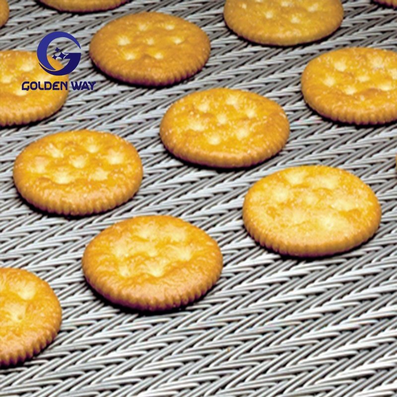 Custom High Quality Stainless Steel Chain Biscuit Oven Conveyor Belt For Biscuit Baking