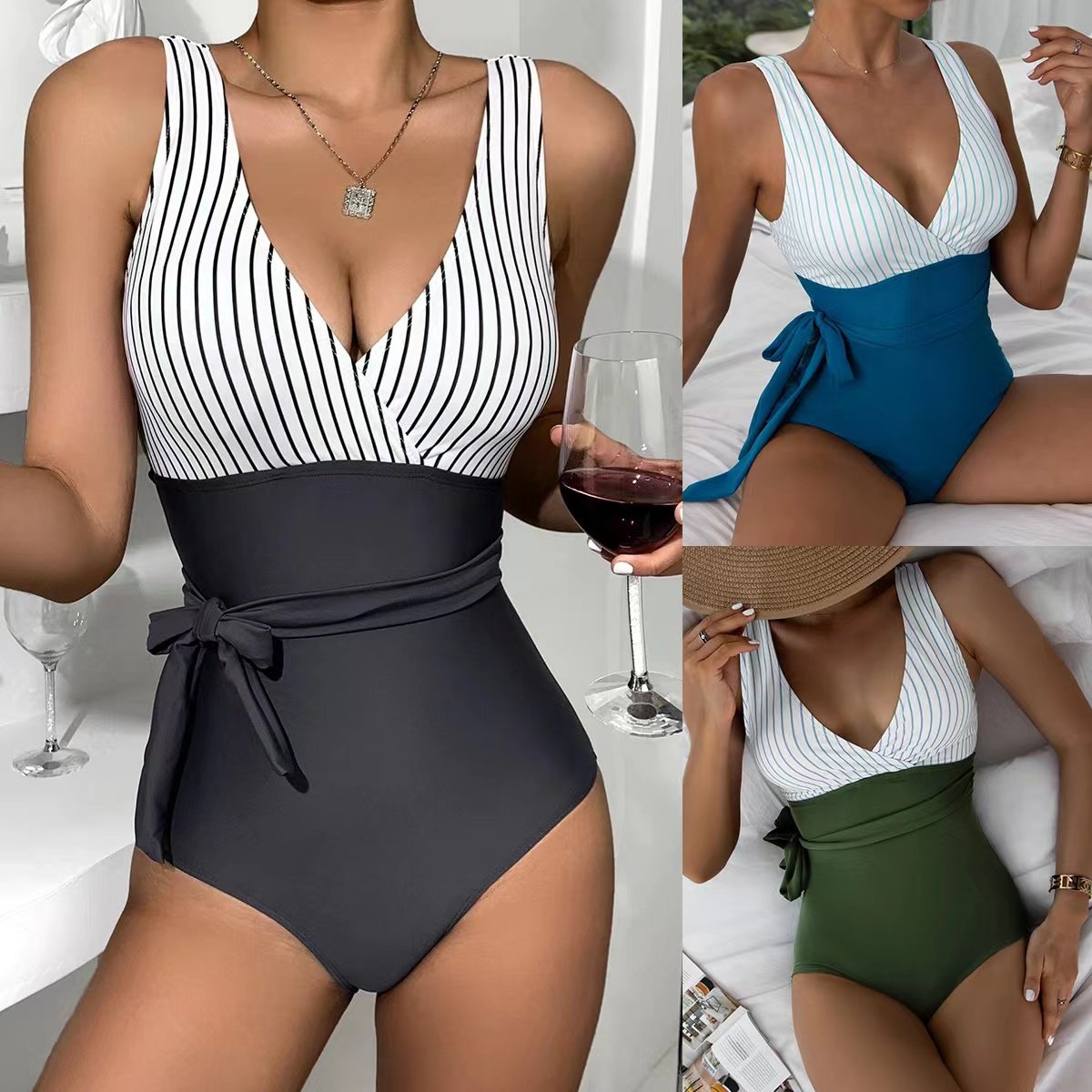 High Quality 2022 Famous Name Brands High Waist Luxury Bathing Suits Women Designer Bathing Suits For Women Luxury