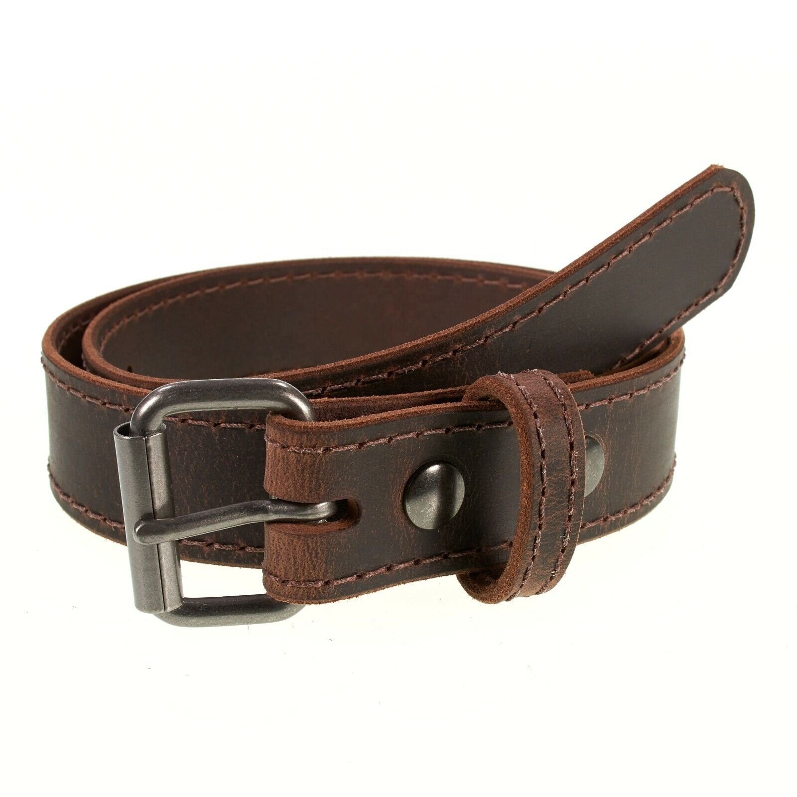 Pin Buckle 3.5cm Width Solid Belt for Men Custom Size for Women Cow Hide Material Genuine Leather Belts from Pakistan