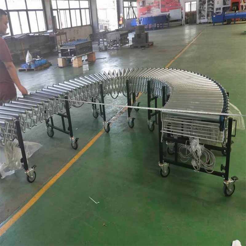 Automatic Screw Conveyor Portable Chain Belt Take Off Conveyor