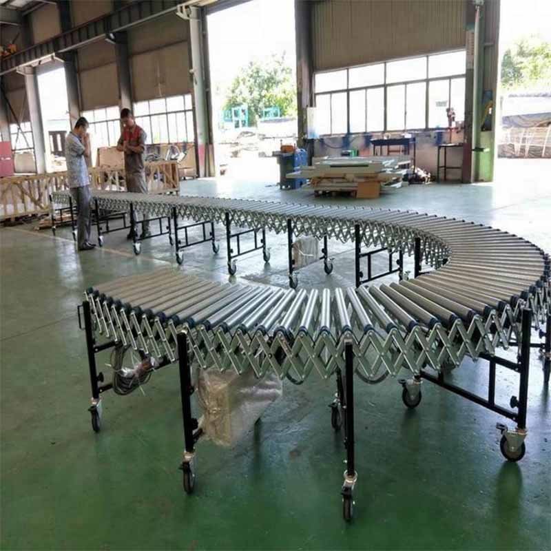 Automatic Screw Conveyor Portable Chain Belt Take Off Conveyor