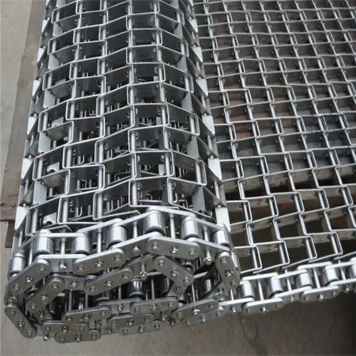Customized 304 Honeycomb Stainless Steel Chain Link Wire Mesh Conveyor Belt For Food Transport Or Drying