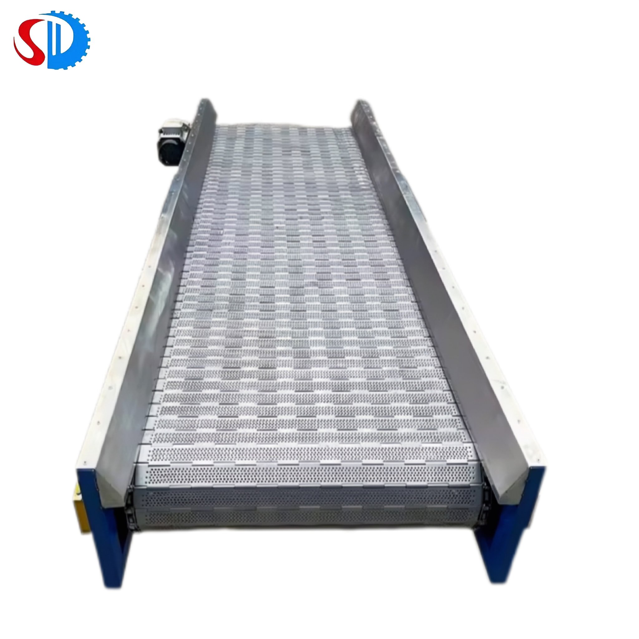 Rugged/heavy-duty Metal Chain Plate Link Conveyor Belt For Cooling Line/Baking Hamburger Tunnel Oven Machine Blet