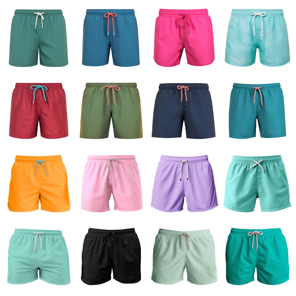Customized mens board shorts surf shorts wholesale swim trunks 4-way stretch boardshorts for sale