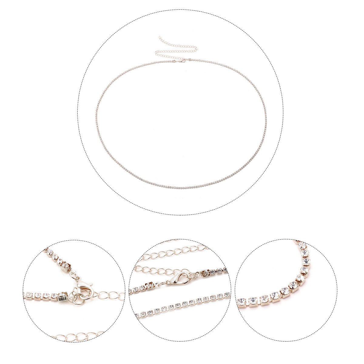 women sexy tennis Waist Chain Belt Single Layer Body Chain Gold Color Sexy rhinestone Chain Jewelry