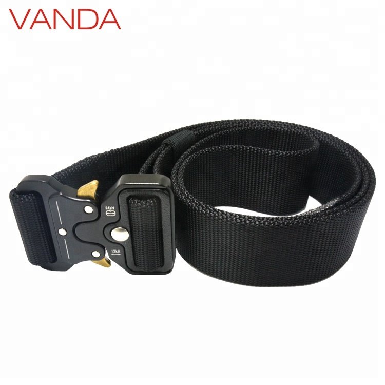 Tactical Adjustable Heavy Duty Men with Quick-Release Metal Buckle Waist Belt