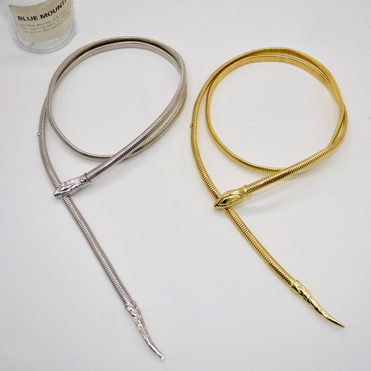 Famous Designer Belts Catalogue Snake Shape Waist Belt Alloy Necklace Bracelet Jewelry Women Fashion Dress Suit Decorations