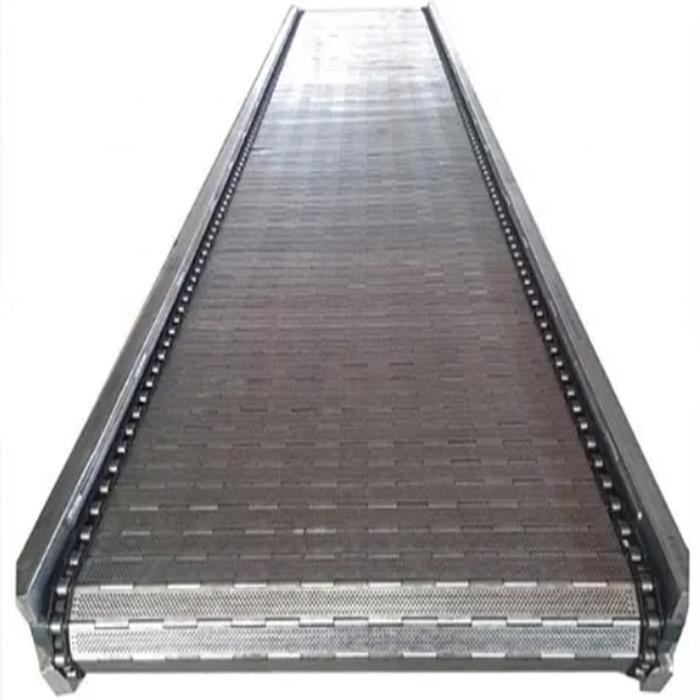 Industrial Heavy Duty Chain Metal Mesh High Temperature Resistance Stainless Steel Plate Conveyor Belt
