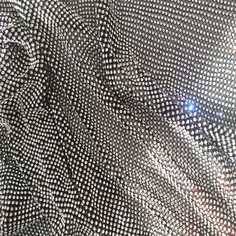 Factory Direct High Quality crystal rhinestone cup chain mesh fabric