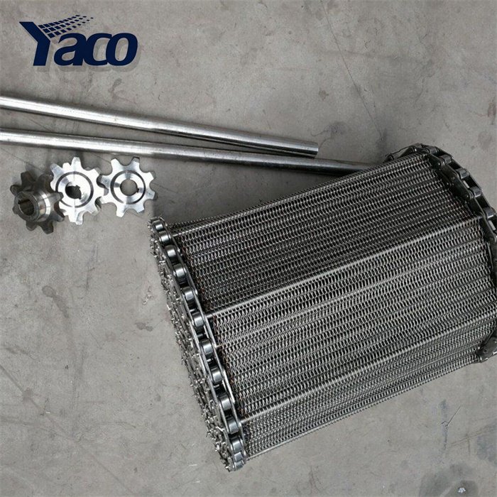 ss 304 316 316l 310 stainless steel chain link balance weave conveyor belts for food industrial