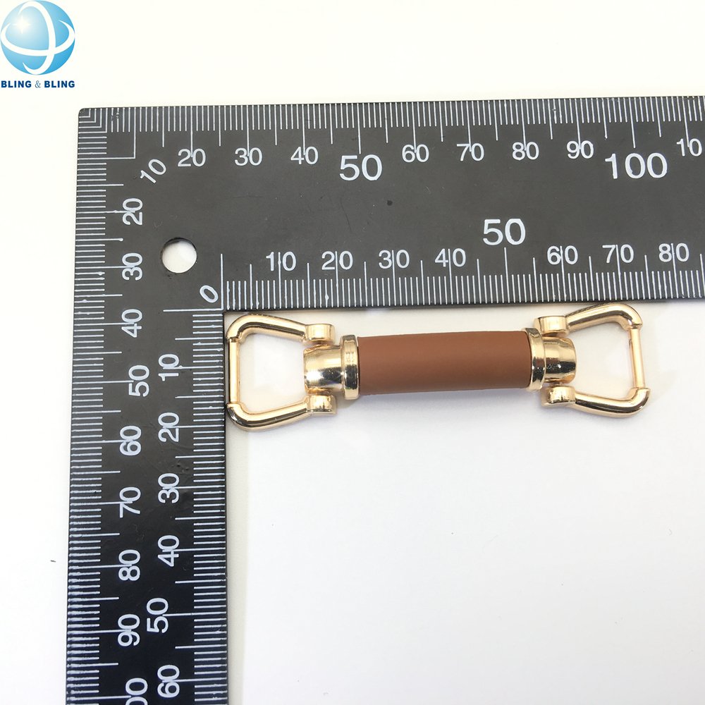 72mm Black White Brown Gold Horsebit Buckle Double D Ring Buckle For Handbags Loafer Shoe Accessories