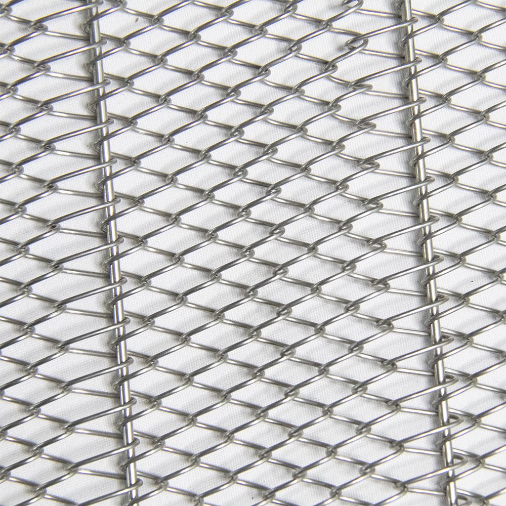Best Price High Quality 304/316 Chain Link Conveyor Belt for French fries Food grade Customize