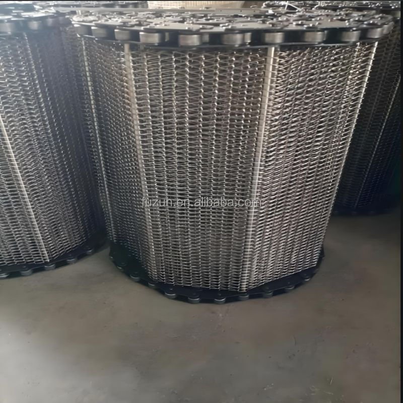 Heavy Duty Chain Plate Hinged Plate Conveyor Belt with Side Guard Conveyor Belt