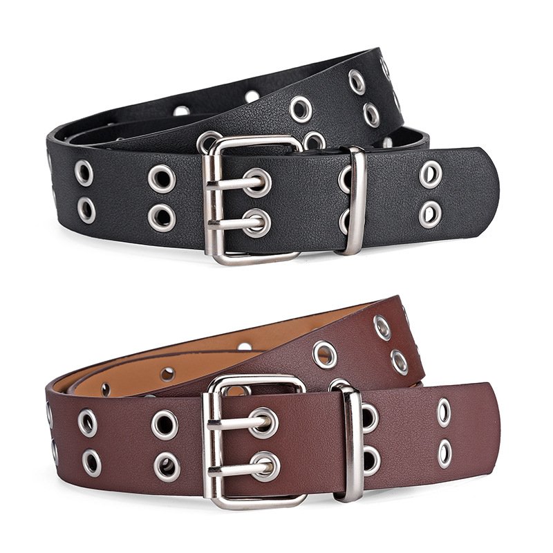 Hot Selling High Quality Punk Style PU Belt For Girls Fashion Chain Style Belt For women