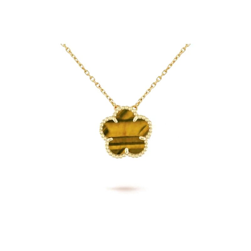 Wholesale customization of classic fashion S925 sterling silver sexy lucky four leaf Clover women's necklace by manufacturers