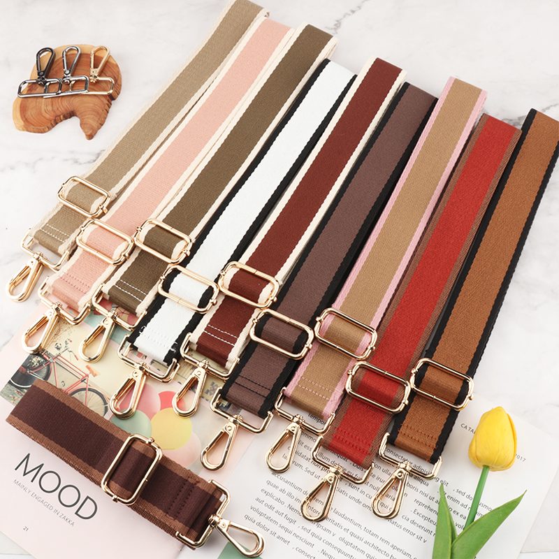 Solid color high-quality pattern bag Strap Replaceable wide handbag strap Crossbody bag accessories Adjustable bag strap