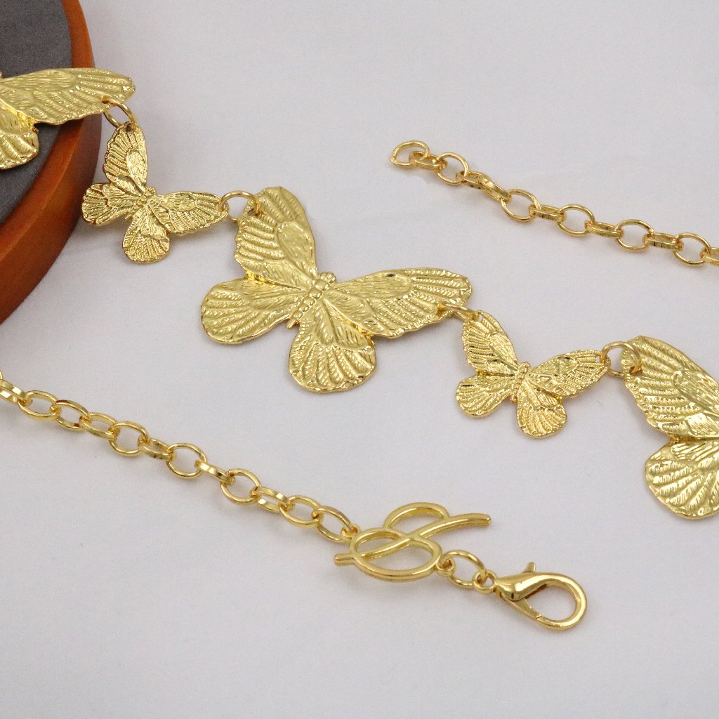 Custom Metal Butterfly Price of Silver Gold Adjustable Ladies Dress Waist Chains Belt Women Cadenas De Cintura