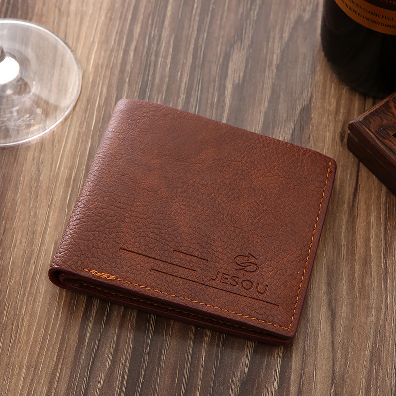 High quality men's business gifts PU leather belt wallet key chain 7pcs three layer gift set for Christmas and New Year Gifts