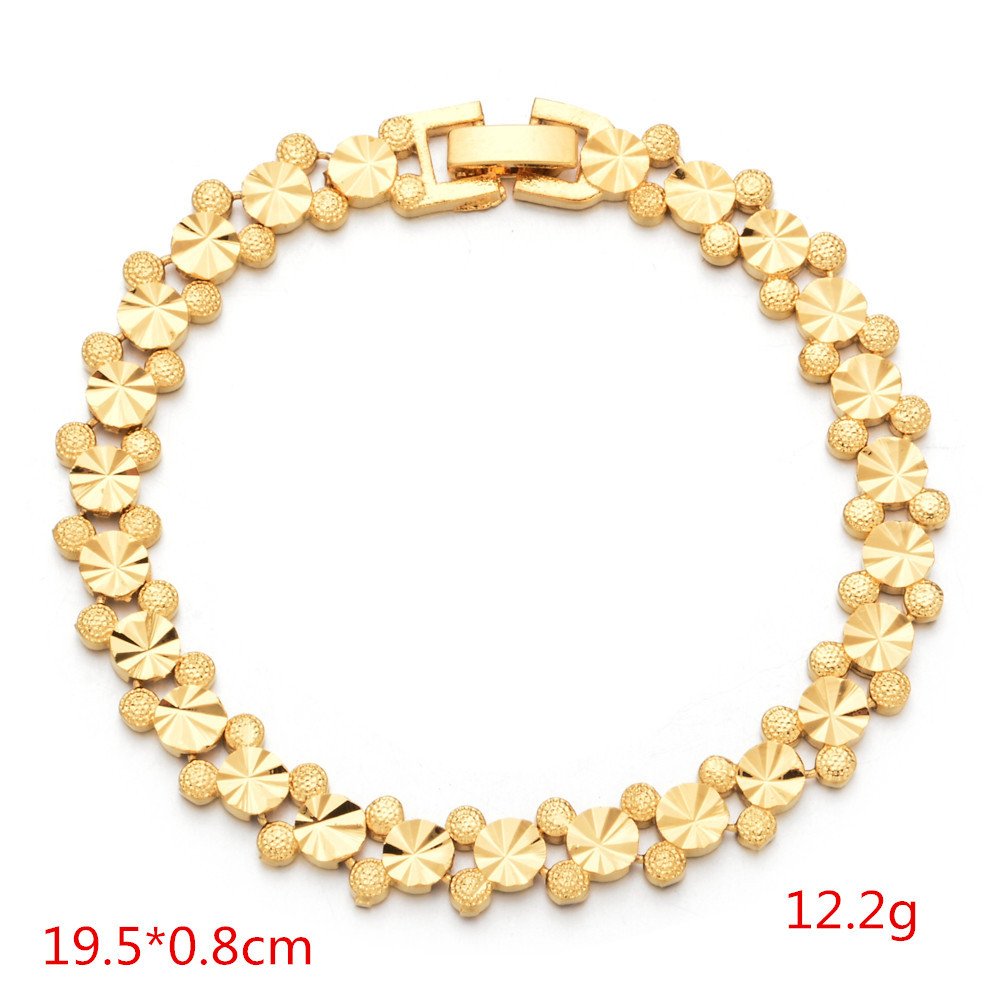 Wholesale Miami Stainless Steel Men Women 18K Gold Plated Cuban Watch Belt Link Chain