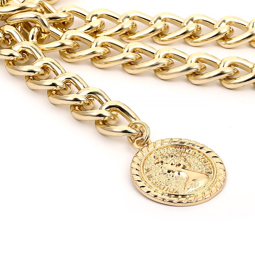 New arrival multi-layer exaggerated body chain female retro street shot waist chain wholesale
