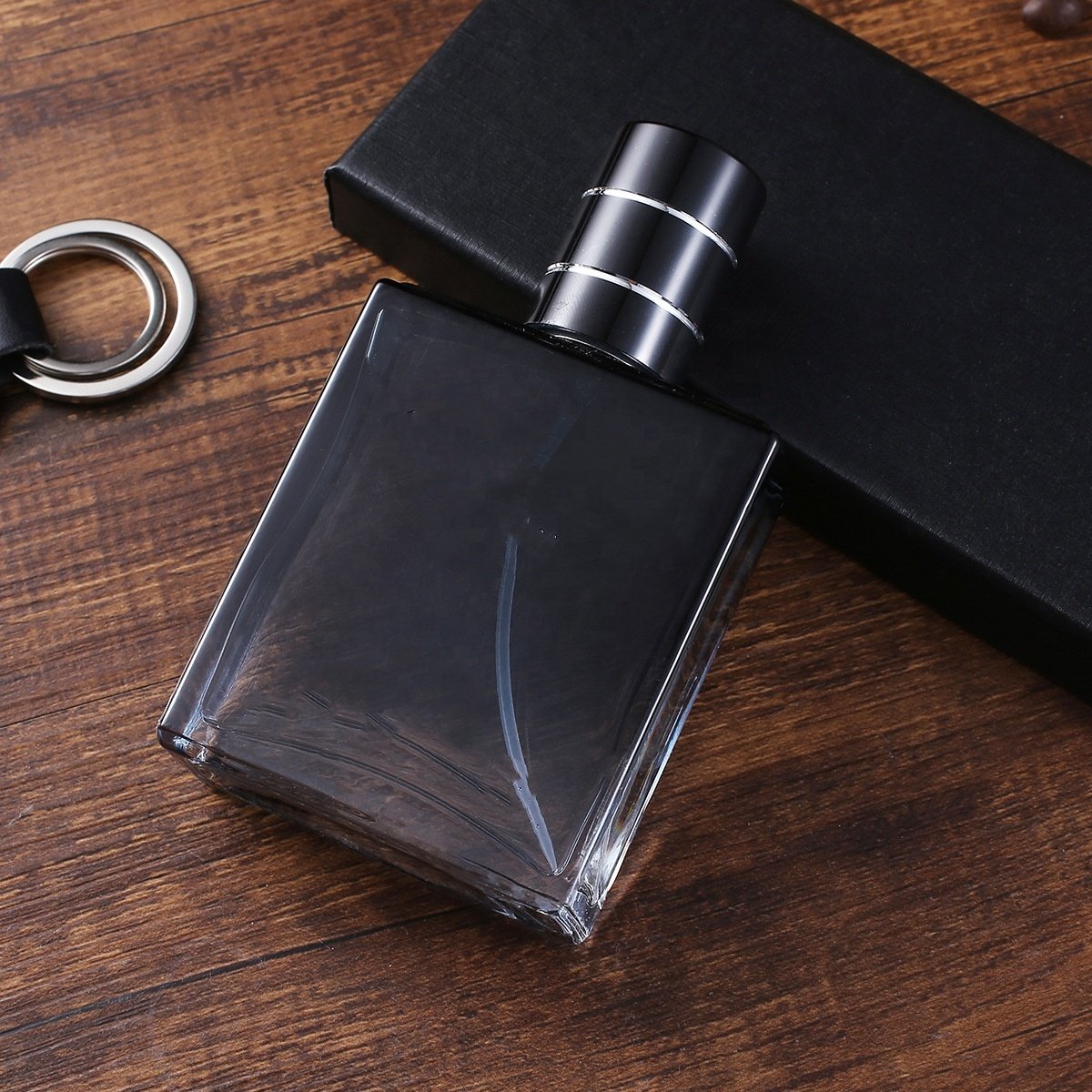 Men's fine gift set Chinese Valentine's Day glasses plus perfume plus dial quartz watch plus key chain