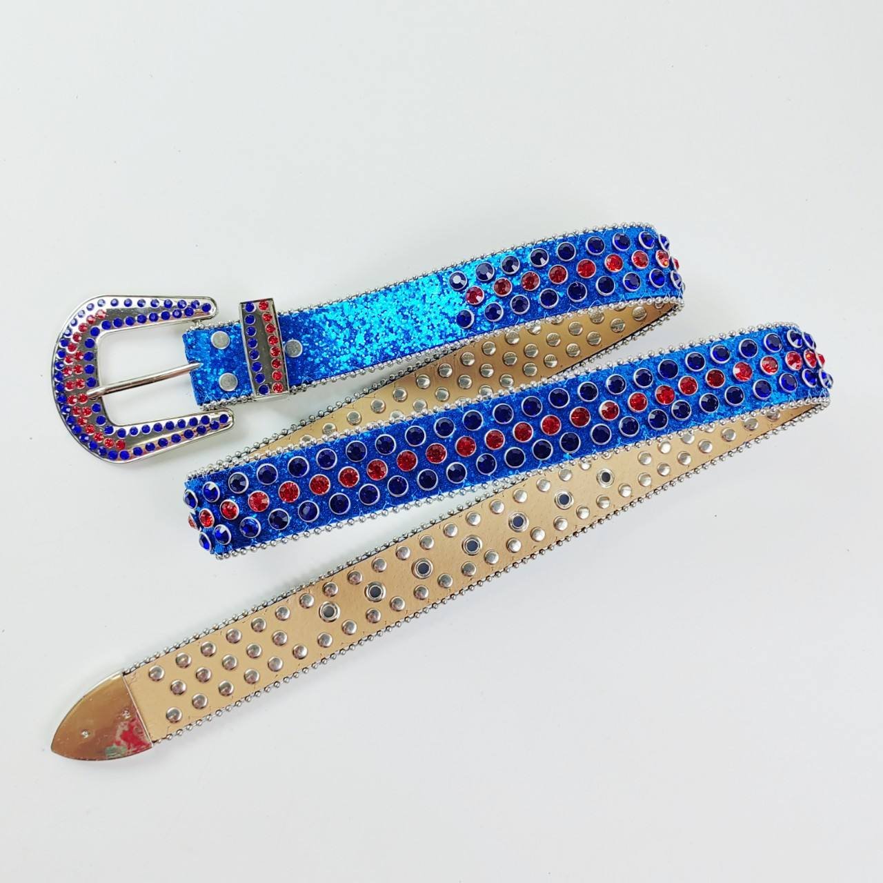 Sparkle High Level Luxury Argent Bling Bling Rhinestone Belt Diamond&spike Studded Crocodile Leather Belt Cintos De Hombre