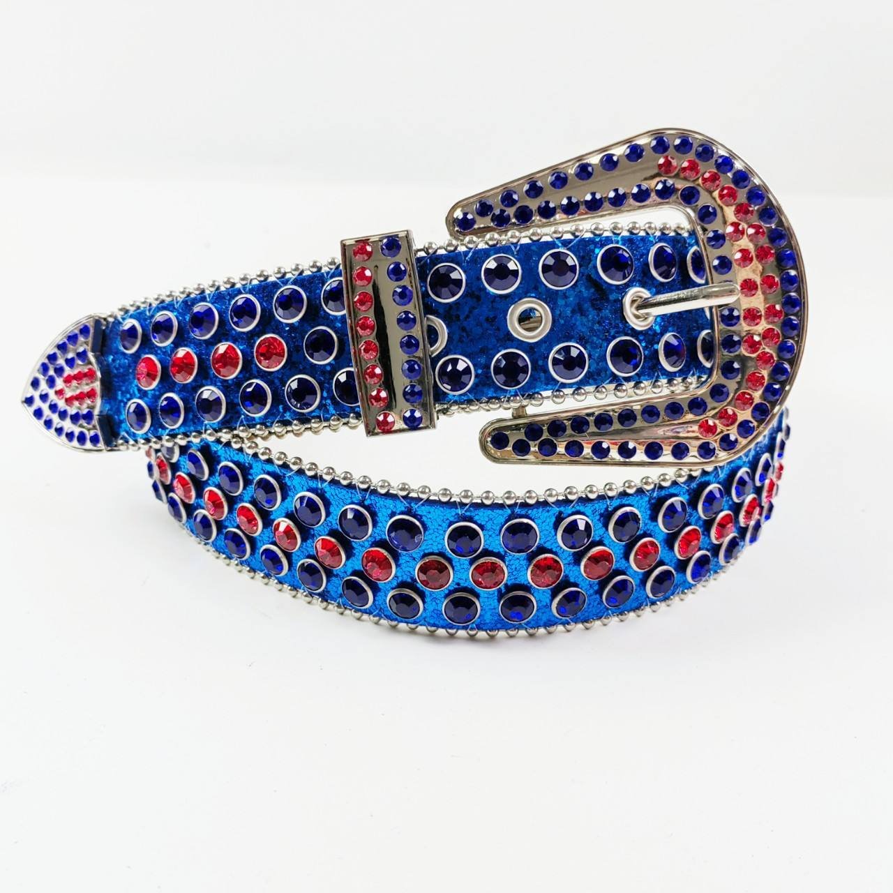 Sparkle High Level Luxury Argent Bling Bling Rhinestone Belt Diamond&spike Studded Crocodile Leather Belt Cintos De Hombre