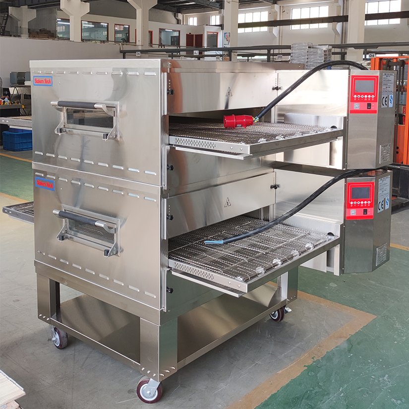 32 inch commercial stainless steel electric impinger conveyor belt pizza oven for sale
