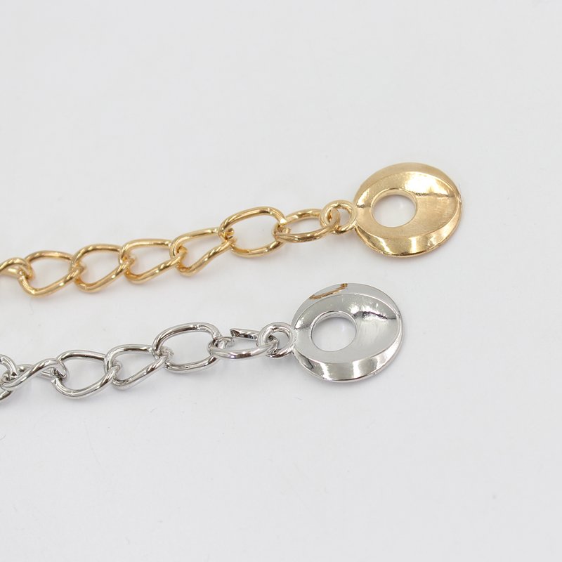 Hot Sale Fashion Square Metal Chian New Design 18K Gold Silver Plated Waist belt for women dresses woman